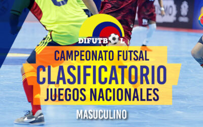 JUEGOS DEPORTIVOS NACIONALES 2023 FUTBOL SALA MASCULINO FASE CLASIFICATORIA GRUPO UNO SEDE BOGOTA FECHAS 1 AL  6 DE JULIO DE 2023 CALENDARIO GENERAL