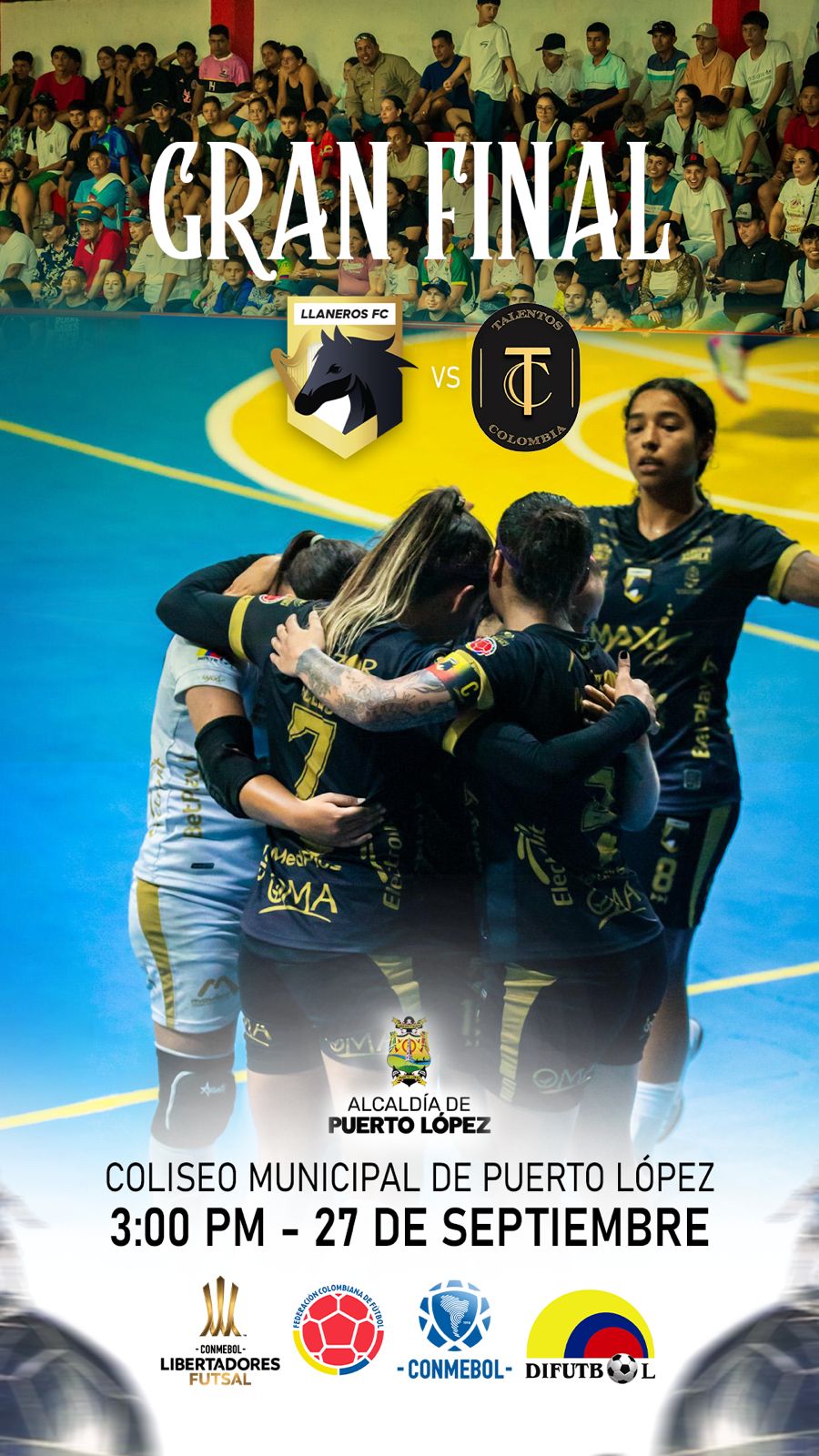 CAMPEONATO NACIONAL INTERCLUBES DE FUTSALA FEMENINO – 2025 CLASIFICATORIO PARA COPA PRELIBERTADORES 2025 FINAL NACIONAL – SEDE: PUERTO LOPEZ – META FECHAS: DEL 19 AL 27 DE SEPTIEMBRE DE 2025 BOLETIN 6 SEXTA FECHA SEMIFINALES