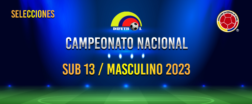 COPA WIN SPORTS SUB.13 MASCULINO – 2023 FASE FINAL -CALENDARIO GENERAL SEDE PALMIRA MARZO 13 AL 20 DE 2023