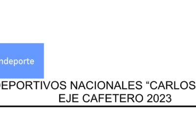 REGLAMENTO FUTBOL SALA MASCULINO / XXII JUEGOS DEPORTIVOS NACIONALES “CARLOS LLERAS RESTREPO”REGLAMENTO FUTBOL SALA MASCULINO / 2023